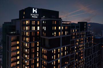 Front of property - evening/night
