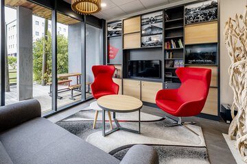 Lobby sitting area