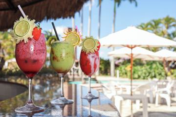 Poolside bar