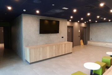 Interior entrance