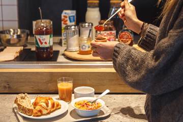 Breakfast area
