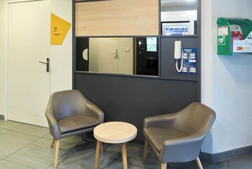 Lobby sitting area