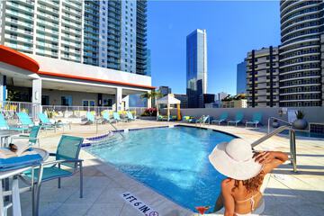 Rooftop pool