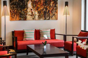Lobby sitting area