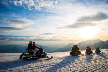 Snowmobiling