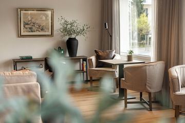 Lobby sitting area