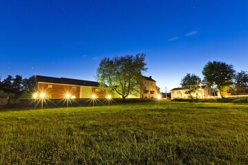 Front of property - evening/night