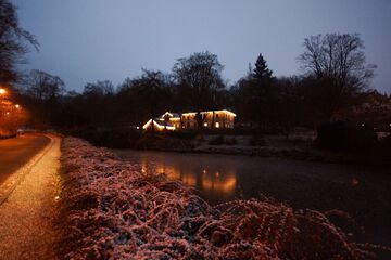 Front of property - evening/night