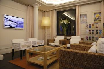 Lobby sitting area