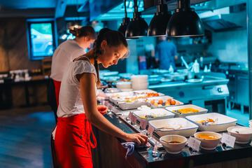 Breakfast buffet