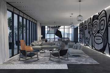 Lobby sitting area