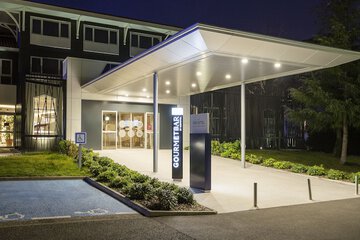 Front of property - evening/night