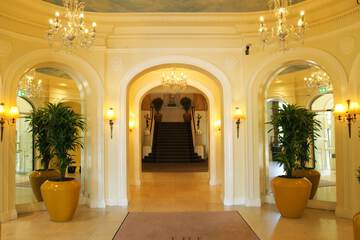 Interior entrance