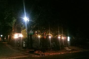 Front of property - evening/night