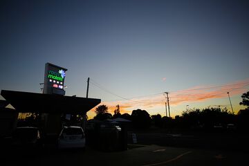 Front of property - evening/night