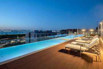 Rooftop pool