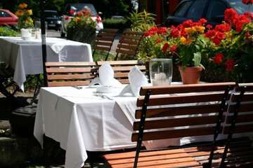 Outdoor dining