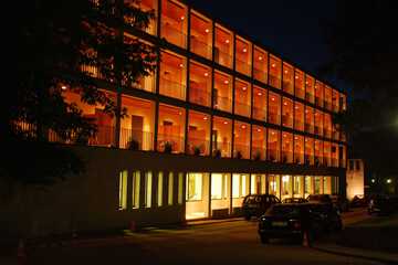 Front of property - evening/night