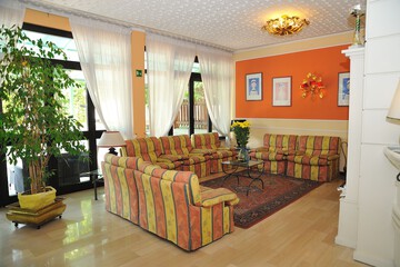 Lobby sitting area