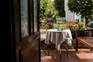 Breakfast area