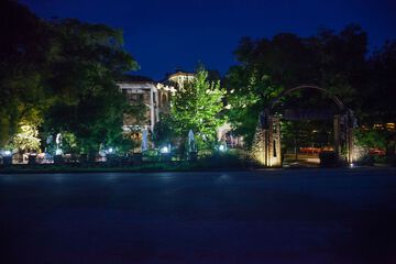 Front of property - evening/night