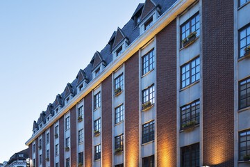 Front of property - evening/night