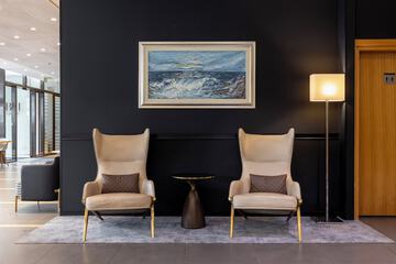 Lobby sitting area