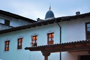 Front of property - evening/night