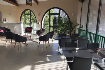 Lobby sitting area