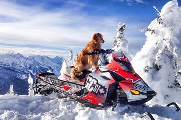 Snowmobiling
