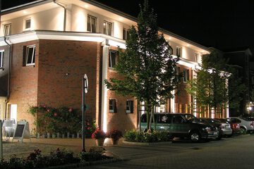 Front of property - evening/night