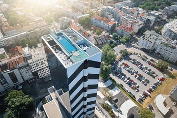Rooftop pool