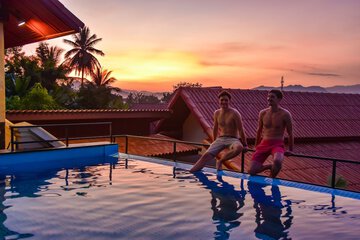 Rooftop pool