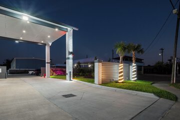 Front of property - evening/night