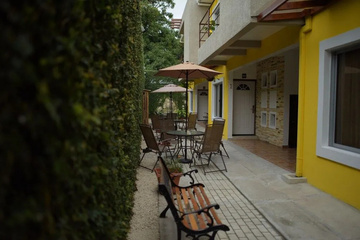 outside