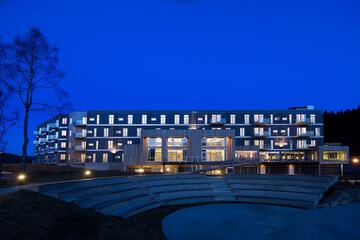 Front of property - evening/night