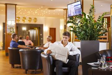 Lobby sitting area