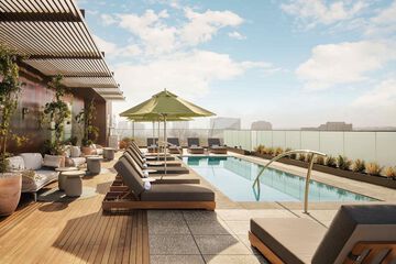 Rooftop pool