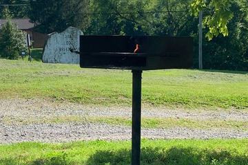 Outdoor banquet area