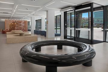 Lobby sitting area