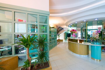 Interior entrance