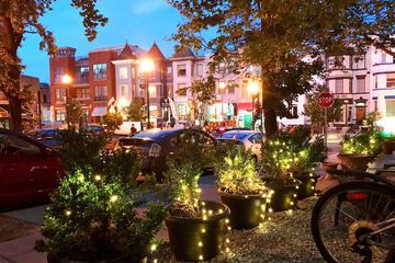 Front of property - evening/night