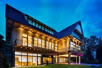 Front of property - evening/night