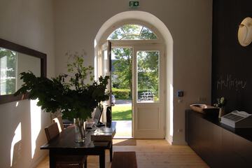 Interior entrance