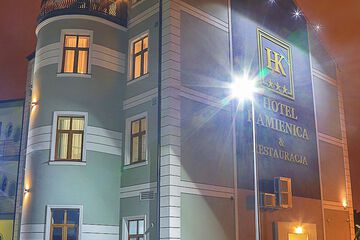 Front of property - evening/night