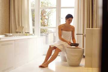 Private spa tub