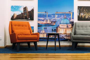 Lobby sitting area
