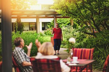 Outdoor dining