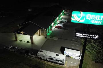 Front of property - evening/night