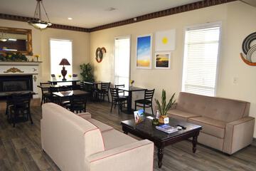 Lobby sitting area